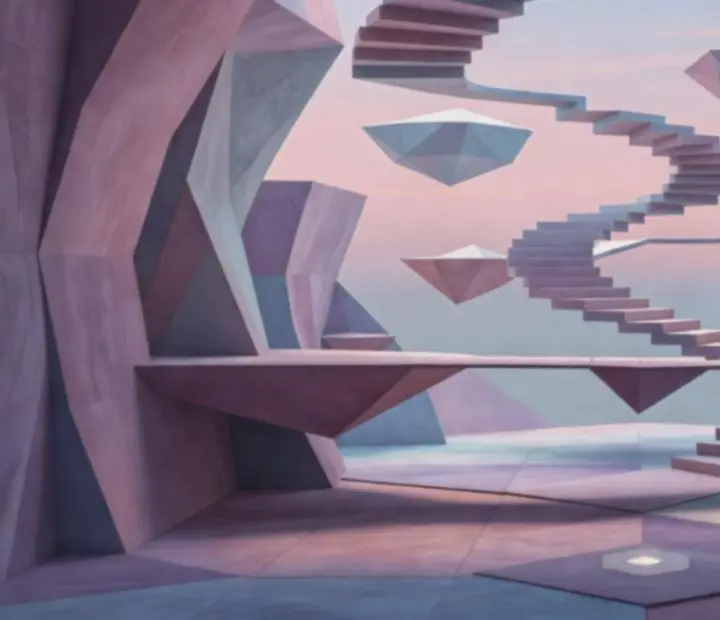 Bonusowy rozdział Monument Valley z rozproszonymi wyspami i sekretnymi schodami